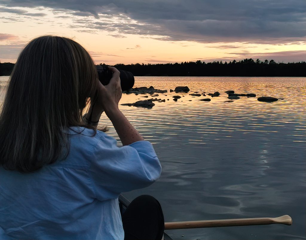 Sunset on Talbot Lake
